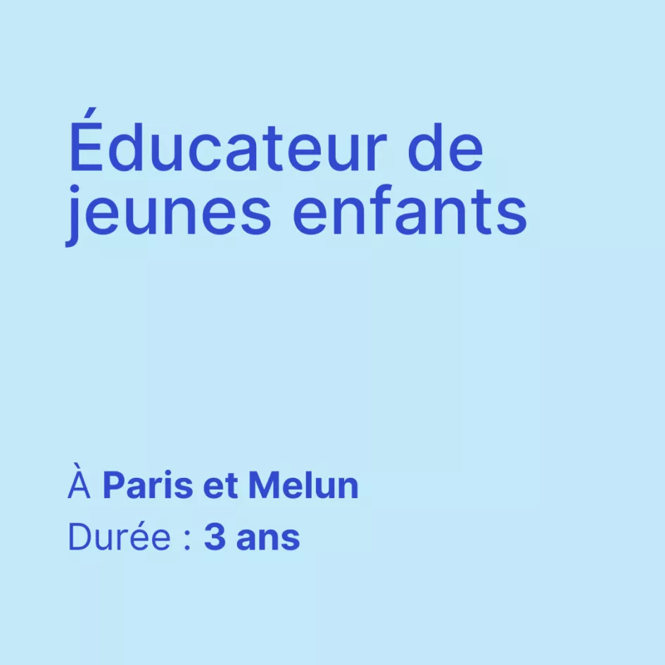 Educateur de jeunes enfants Parcoursup IRTS Parmentier